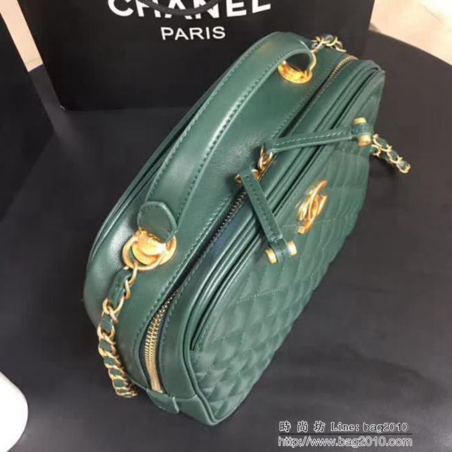 香奈兒CHANEL 57906 正品開發2018新款化妝包手提肩背鏈條包 DSC2105